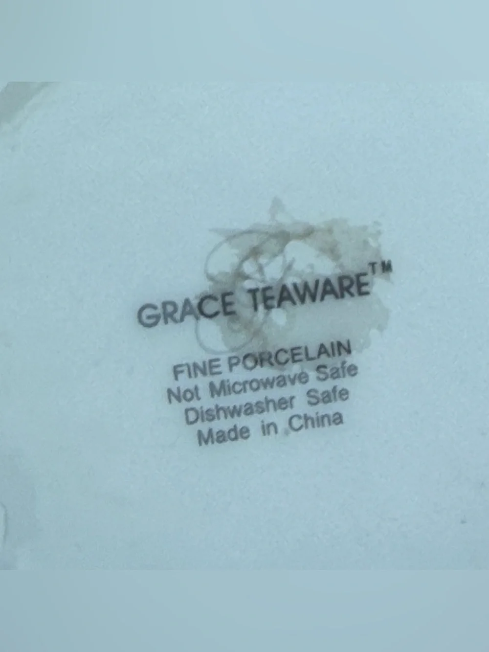Grace Teaware Blue White Floral Teapot Porcelain Chinoiserie Grandmillennial